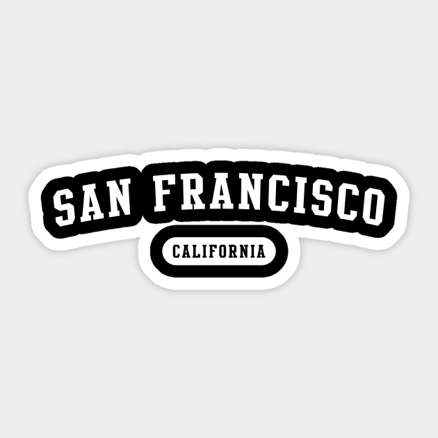 San Francisco, California Sticker by Novel_Designs